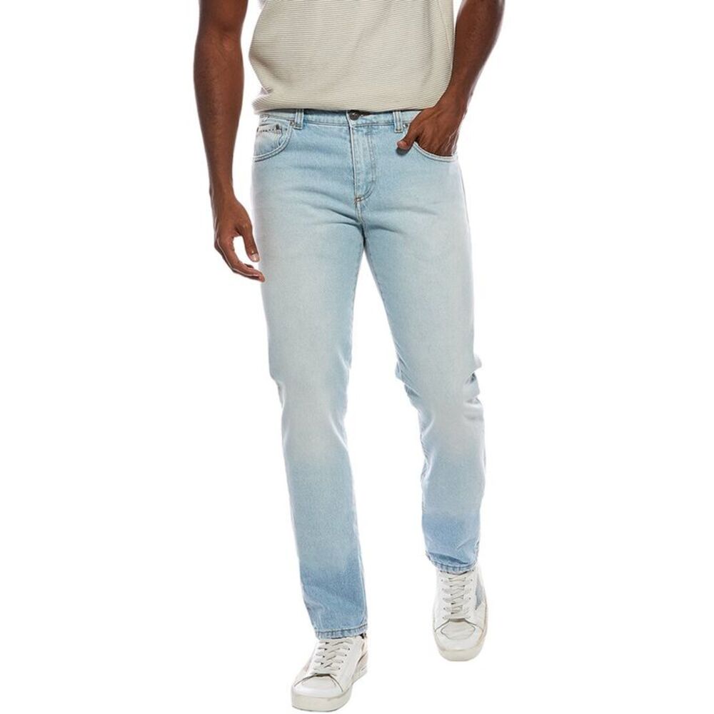 Isaia Mens Sart Slim Jean, Blue